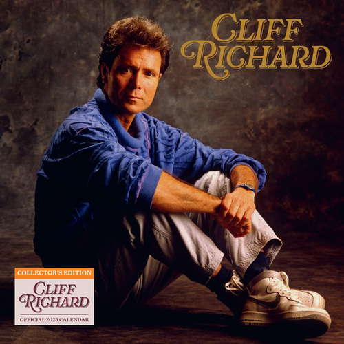 2025 Calendar Cliff Richard Collector's Ed. Record Sleeve Square Wall Danilo D70462