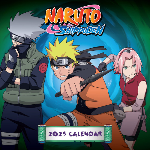 2025 Calendar Naruto Shippuden Square Wall Danilo I70967