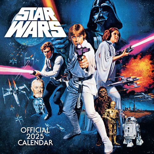 2025 Calendar Star Wars Classic Official Square Wall Danilo I71148