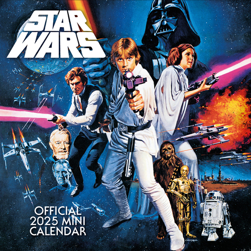 2025 Calendar Star Wars Classic Mini Wall Danilo I71605