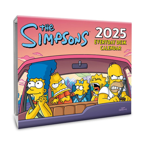 2025 Calendar The Simpsons Day-to-Day Boxed Danilo D71865