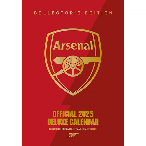 2025 Calendar Arsenal FC Deluxe A3 Wall Danilo D72374