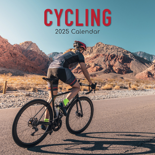 2025 Calendar Cycling 16-Month Square Wall Gifted Stationery GSC25002