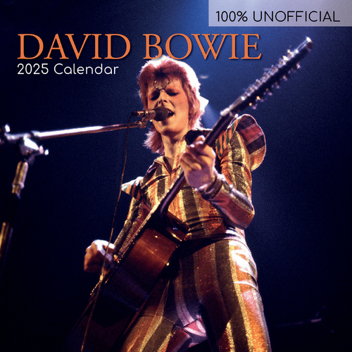 2025 Calendar David Bowie 16-Month Square Wall Gifted Stationery GSC25007