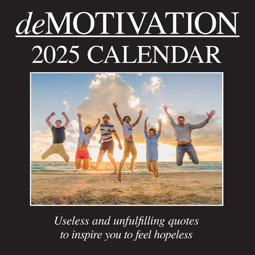 2025 Calendar Demotivation 16-Month Square Wall Gifted Stationery GSC25009