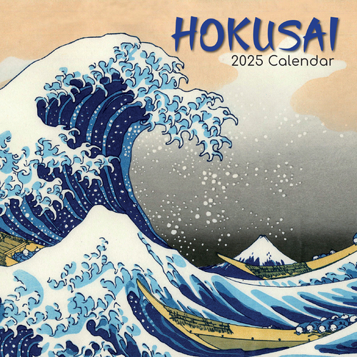 2025 Calendar Hokusai 16-Month Square Wall Gifted Stationery GSC25067