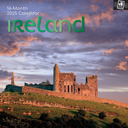 2025 Calendar Ireland 16-Month Square Wall Gifted Stationery GSC25080