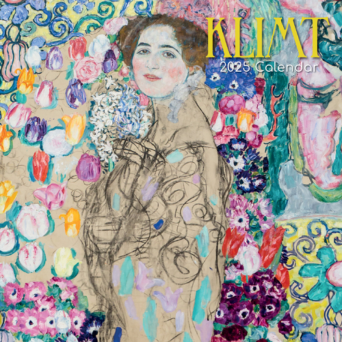 2025 Calendar Klimt 16-Month Square Wall Gifted Stationery GSC25090