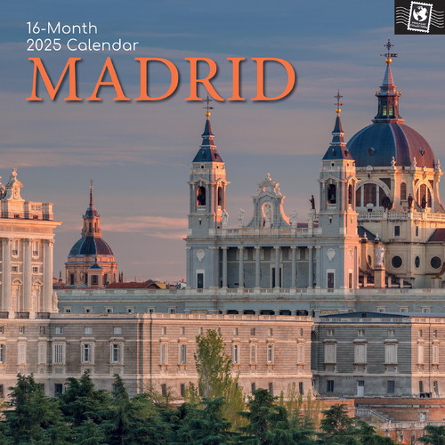 2025 Calendar Madrid 16-Month Square Wall Gifted Stationery GSC25109