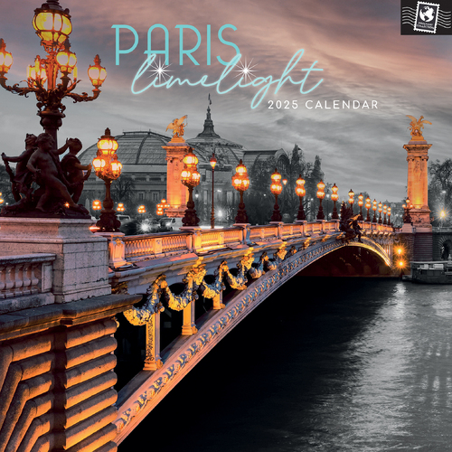 2025 Calendar Paris Limelight 16-Month Square Wall Gifted Stationery GSC25149