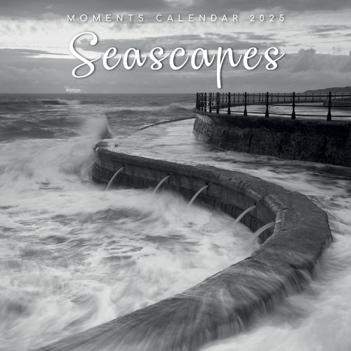 2025 Calendar Seascapes 16-Month Square Wall Gifted Stationery GSC25184