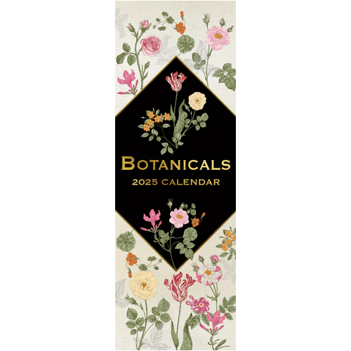 2025 Calendar Botanicals Slim Wall Gifted Stationery GSC25271