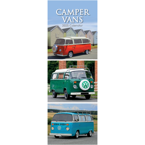 2025 Calendar Camper Vans Slim Wall Gifted Stationery GSC25272