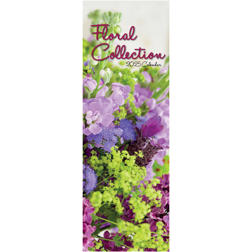 2025 Calendar Floral Collection Slim Wall Gifted Stationery GSC25279