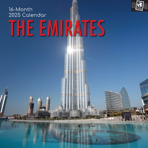 2025 Calendar The Emirates 16-Month Square Wall Gifted Stationery GSC25289