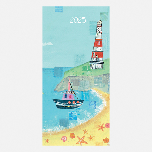 2025 Diary Sea Breeze Pocket Week to View Gifted Stationery GSC25382