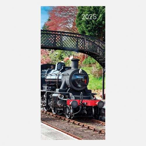 2025 Diary Steam Trains Pocket Week to View Gifted Stationery GSC25383