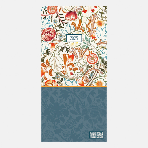 2025 Diary William Morris Acanthus Potiere Pocket Week to View Gifted Stationery GSC25388