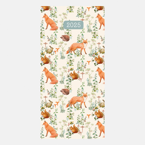 2025 Diary Woodland Ramble Pocket Week to View Gifted Stationery GSC25392