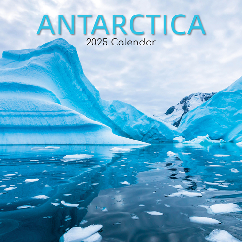 2025 Calendar Antarctica 16-Month Square Wall Gifted Stationery GSC24899