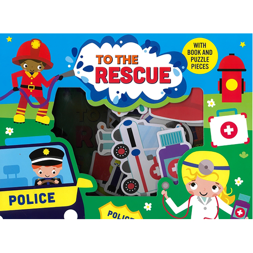 To The Rescue With Book And Puzzle Pieces