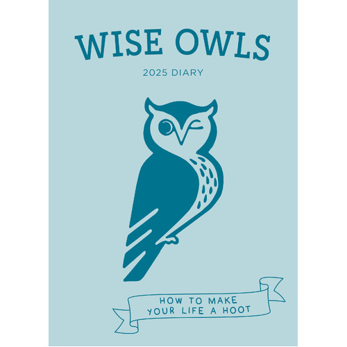 2025 Diary Wise Owls Week to View by Paper Pocket